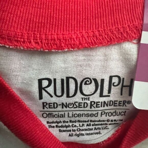 Rudolph the Reindeer Christmas 2 Piece Pyjamas PJ Set Fleece Unisex kids 4 $48 - Picture 4 of 5